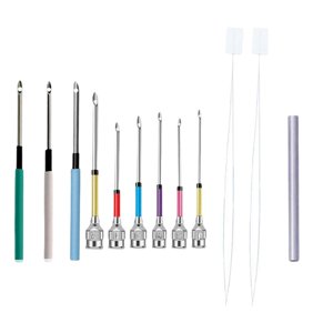 Bothyi - Kit De Bordado De Aguja Perforadora Diy De 12 Piezas Para Hacer Alfombras Adultos Tejer B