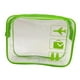 thumbnail image 1 of Bolsa De Maquillaje Transparente Para Artículos Esenciales, Viaje, Baño, Verde, 1 of 3