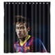 thumbnail image 1 of Cortina de ducha Neymar, juego de cortina de baño con ganchos, tamaño 66 x 72 pulgadas, 1 of 3