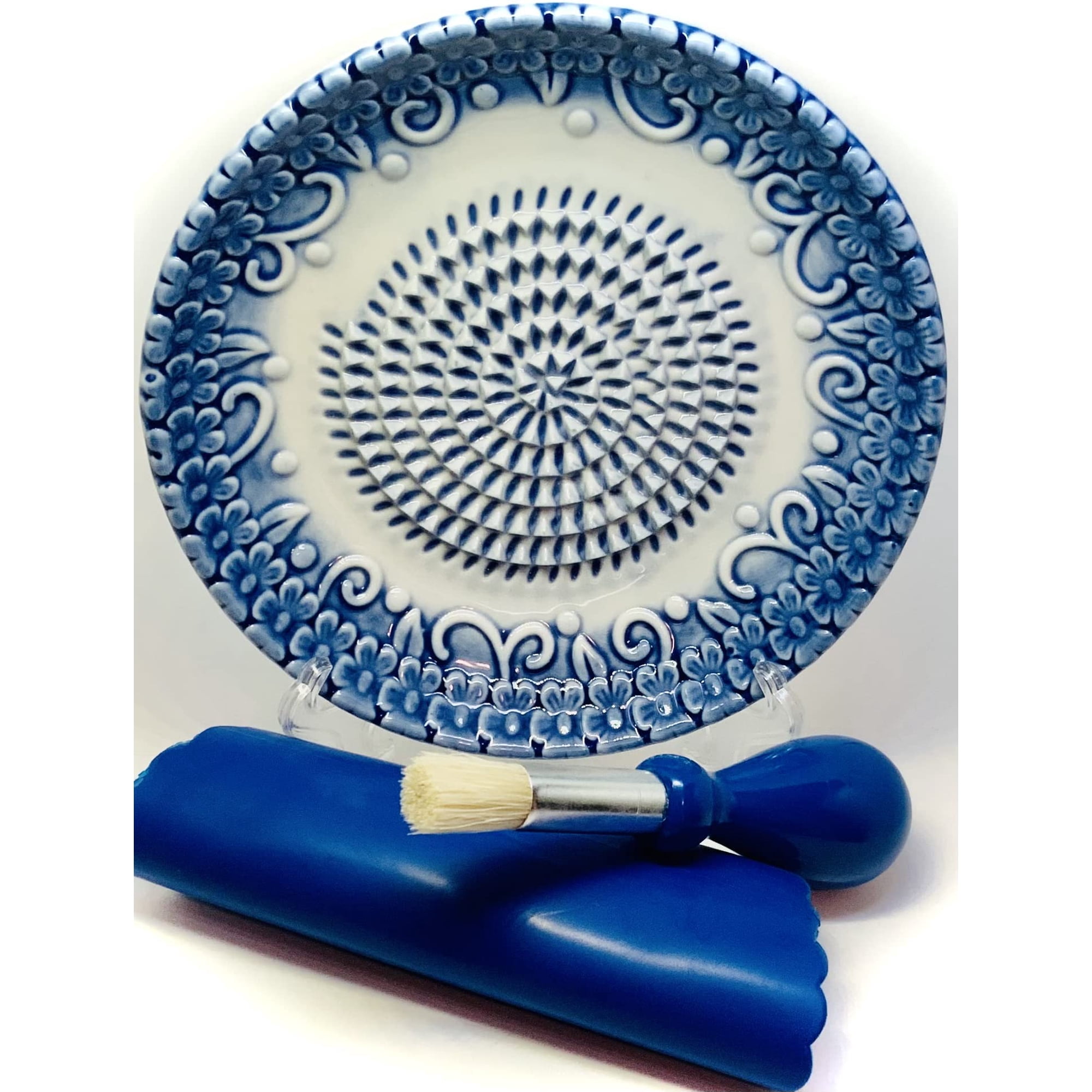 Set De Rallador De Ajo De Cerámica Boncera De 13 Cm, 4 Piezas