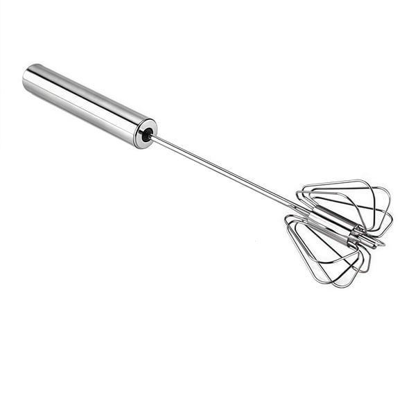Batidor de huevos Digead de acero inoxidable giratorio manual de 30 cm