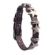 thumbnail image 2 of Estrella PU Pulsera de cuero Goth Ajustable Punk Aleación Regalo Unisex Hip Hop Joyería de moda Brazalete Brazalete Pulsera para Mujeres Hombres Marrón, 2 of 5