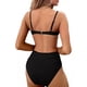 thumbnail image 2 of Lencería Para Mujer - Conjunto Sostén + Calzón Tiro Alto - NEGRO, 2 of 3