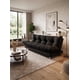 thumbnail image 1 of Sofa Cama Globo Negro Felpa, 1 of 3