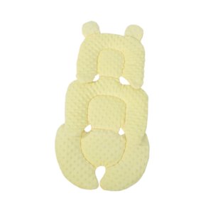 Bothyi - Almohadilla De Asiento Con Relleno Suave Y Cómoda, Alfombrilla Para Carrito De Coche, Color Amarillo