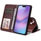 thumbnail image 3 of Funda Billetera para iPhone 17 Pro Max con Porta Tarjetas y Soporte Ajustable Marrón, 3 of 5