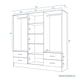 thumbnail image 5 of Clóset Maipo 6 Puertas 4 Cajones Chocolate, 5 of 8