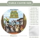 thumbnail image 2 of ¡Viva el Rey Julien!-theme Fitted Round Tablecloths Elastic Edged Table Covers Waterproof Table Cloth for Kitchen Holiday Party Tables Decor 120cm, 2 of 6