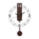 thumbnail image 4 of Reloj De Pared Ligero Y Silencioso Para Colgar En La Sala De Estar, Regalo De Inauguración De La Casa, Color Blanco, 4 of 5