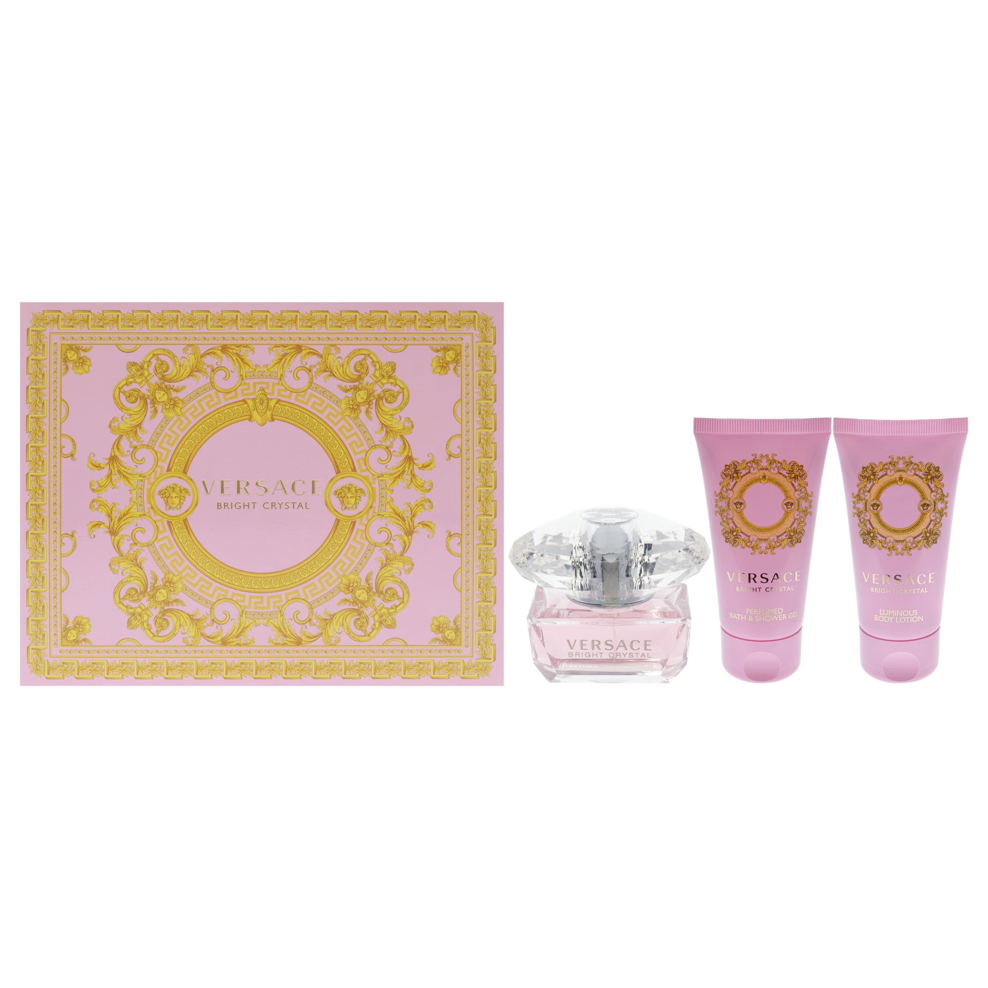Set De Regalo Versace Bright Crystal Edt 50ml Mujer