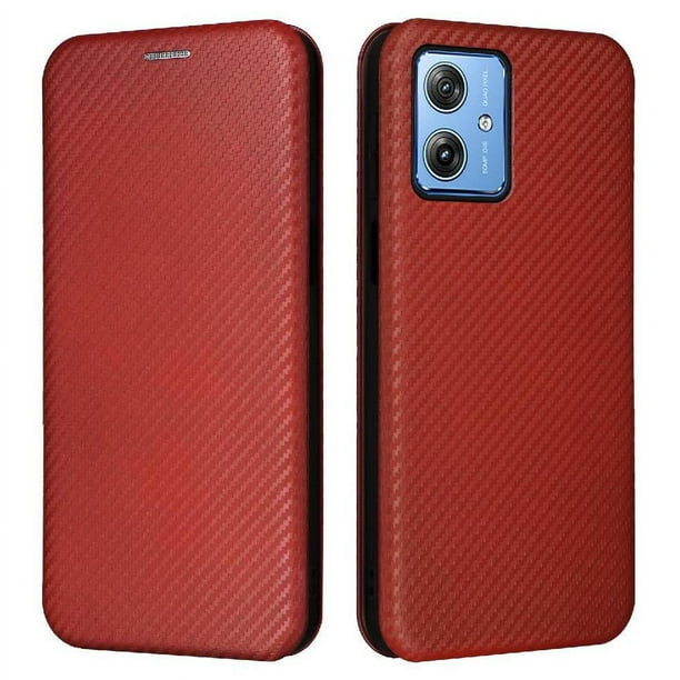 Funda Flip para FOXDOCK Motorola Moto G54 5G - Funda magnética de negocios, funda protectora delgada