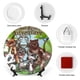 thumbnail image 3 of Amigos animales Plato decorativo de porcelana fina (bone china), plato decorativo de cerámica para hogar, oficina, soporte de pared, platos decorativos para dormitorio - 6 pulgadas (15 cm), 3 of 6