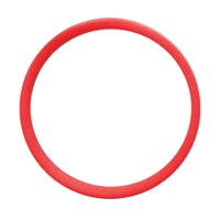 Magideal - Funda Protectora Para Volante De Coche, Accesorio Universal Para Coche, Funda Protectora De Silicona Para Todas Las Estaciones, Mujeres Y Hombres Rojo