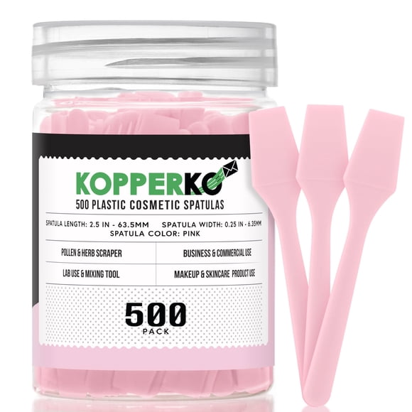 Espátula para crema facial Kopperko 6 cm 500 unidades rosa