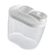 thumbnail image 1 of Contenedor De Almacenamiento De Alimentos Con Tapa Portátil Multiusos Para Especias Pasta Harina Blanco Pequeño, 1 of 3