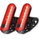 thumbnail image 1 of Luces traseras Ascher recargables USB 330 mAh, 2 unidades, 1 of 3