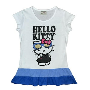 Polera Niña Hello Kitty Blanco 8
