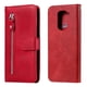 thumbnail image 1 of Funda con Cremallera para Xiaomi Redmi Note 9, Carcasa Cartera de Cuero PU con Soporte y Tarjetero, 1 of 6