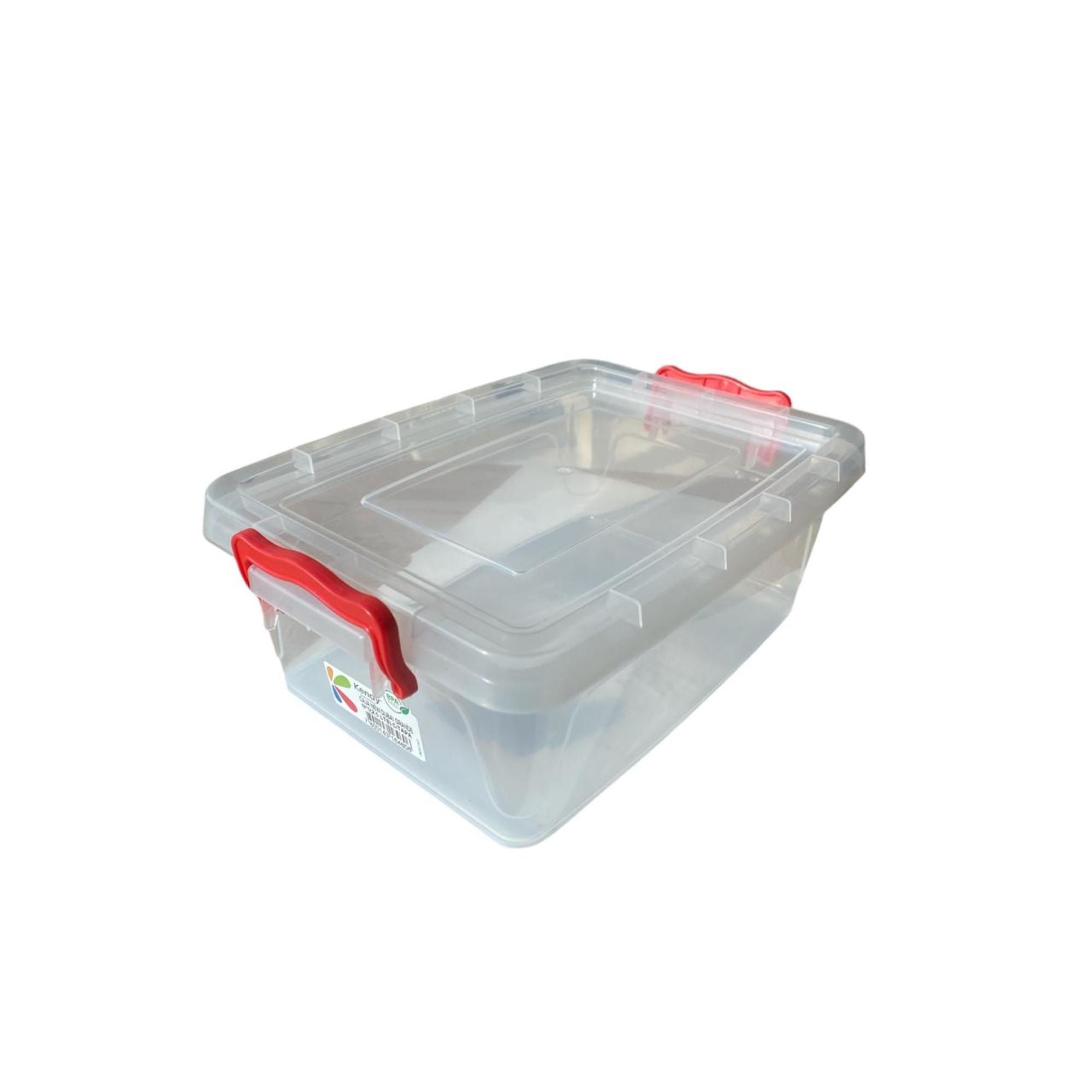 Kendy - Caja Organizadora Transparente 2.5 Litros, Producto Surtido