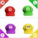 thumbnail image 3 of Set Disfraz Super Bros 4 Gorras Guantes Bigotes Botones, 3 of 3