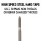 thumbnail image 2 of Polea Tap Drill America Serie DWT HSS 1/4-20 x 8, 2 of 6