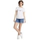 thumbnail image 2 of Camiseta Tommy Hilfiger para mujer, corte regular, logotipo bordado, 2 of 3