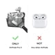 thumbnail image 2 of Funda Aulumu A39 Geometric Lock negra para AirPods Pro 3, 2 of 6