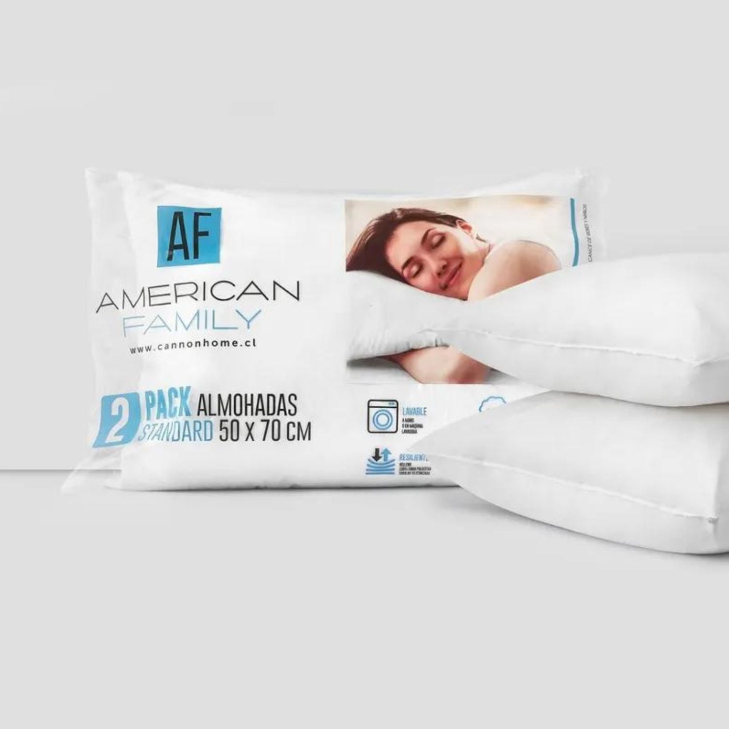 Cannon - Set 2 Almohadas Polycotton 50x70cm