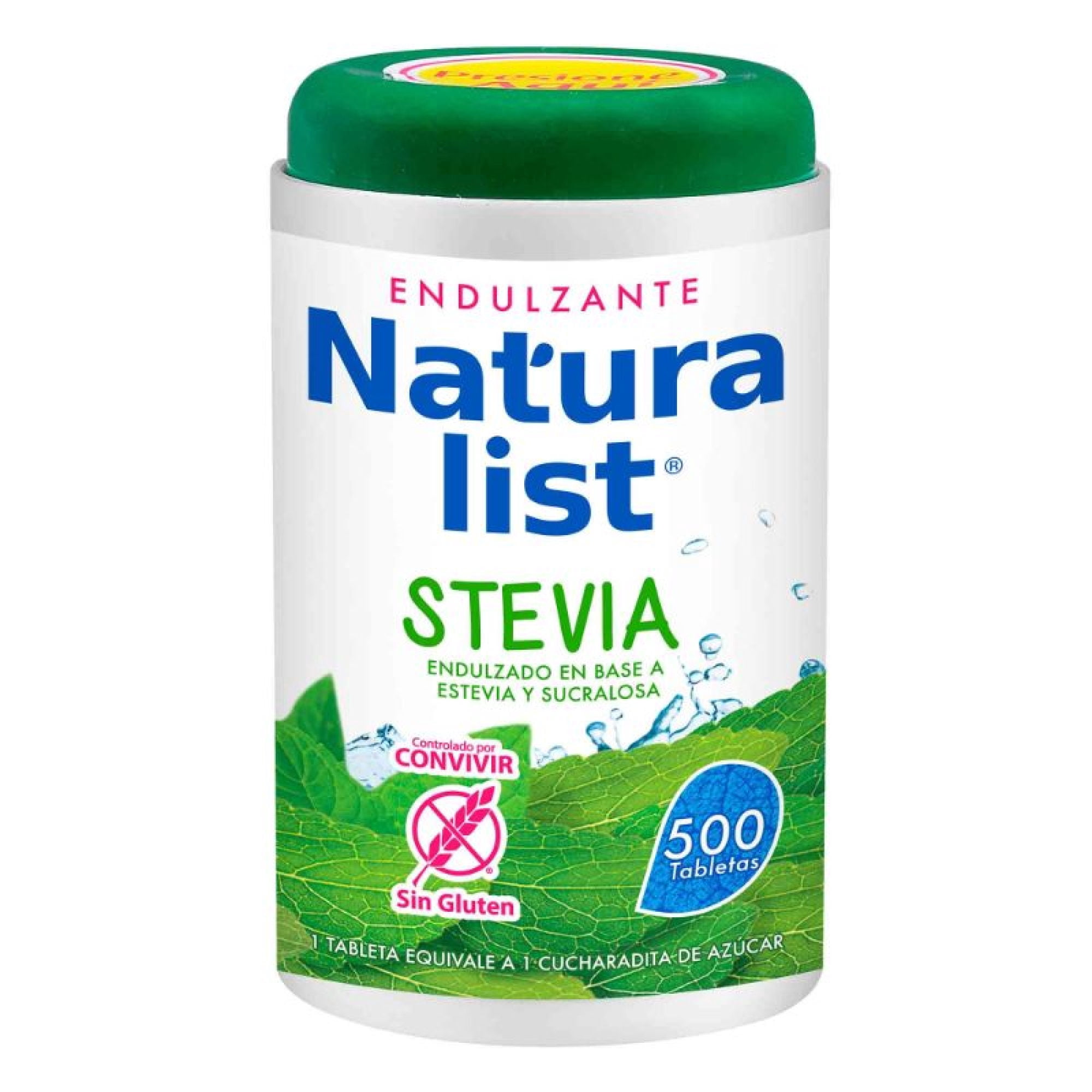 Endulzante Tableta Stevia Display 500 unidades Naturalist