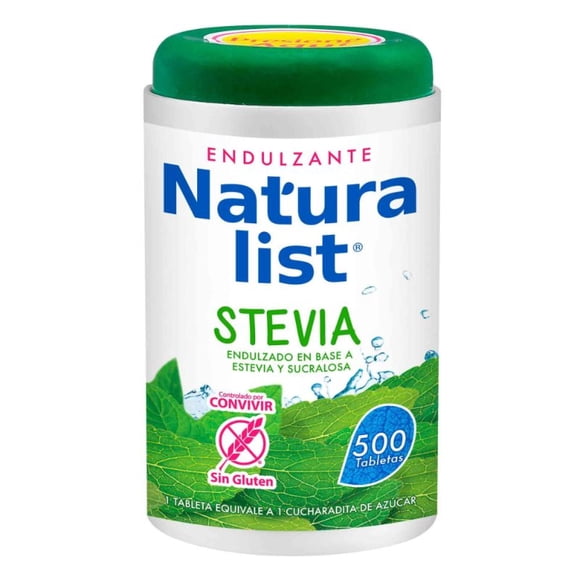 Endulzante Tableta Stevia Display, 500 unidades