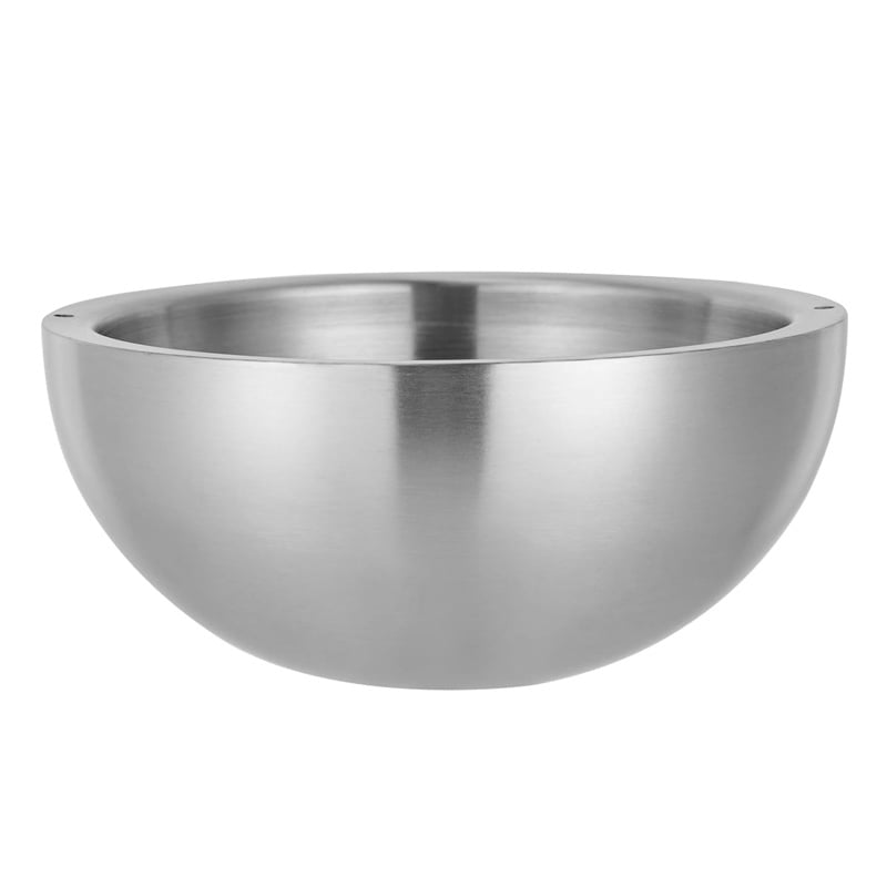 Wakeshome - Tazon Bowl Acero Inoxidable Cuenco Con Orificios De Inyeccion De Agua Fria Caliente