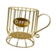 thumbnail image 3 of Soporte Para Cápsulas De Café Organizador Compacto Para Almacenar Cápsulas De Café Para Cafeterías, Cocinas Y Bares, Dorado, Pequeño, 3 of 5