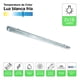 thumbnail image 2 of Equipo Estanco Led 2x18w Ip65 120cm + Tubo Led Luz Fría, 2 of 7