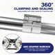 thumbnail image 5 of Abrazadera de Escape SKYMIRO 63,5 mm Acero Inoxidable 304 4 piezas, 5 of 8
