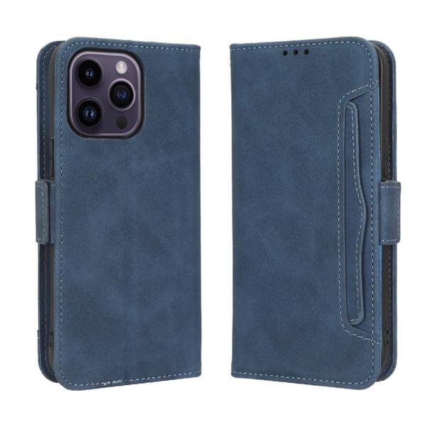 Funda Tipo Billetera FOXDOCK para iPhone 14 Pro max – Tapa Flip con Tarjetero