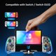 thumbnail image 2 of Controlador de Juegos para Switch y OLED, Gamepad Todo-en-Uno Portátil con Luz LED Ajustable Diseño Ergonómico Giroscopio de 6 Ejes Mapeo Turbo, 2 of 6