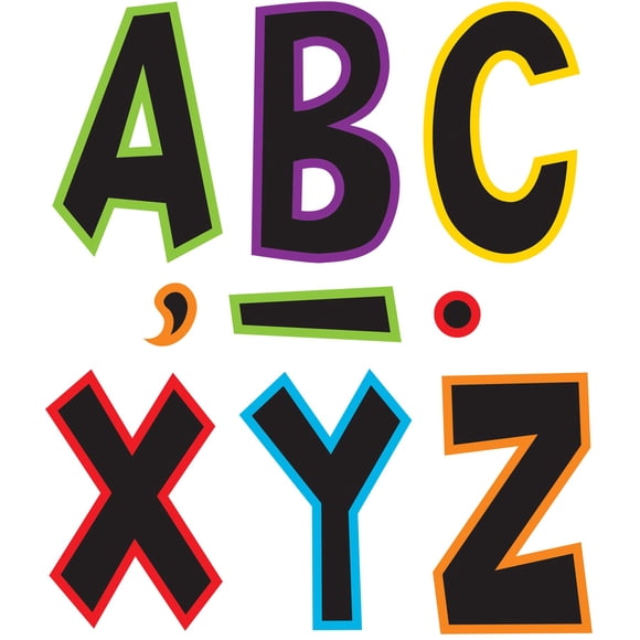 Letras Teacher Created Resources 18 cm 120 piezas