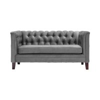 Barra Design - Sofá Victoria 2C Felpa Gris