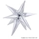 thumbnail image 1 of Lámina de aluminio 3D Star Burst Funny Fashion USA plateada, 20 x 6 cm, 1 of 2