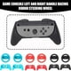 thumbnail image 3 of Volante de carreras para Switch 2 JoyCons - Kit de accesorios para mando de juego redondo - con 2 ruedas, 2 empuñaduras, material ABS, 3 of 7
