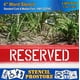 thumbnail image 3 of Plantilla Stencil ProStore 10 cm RESERVADO 4 × 21 cm, 3 of 4