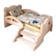 thumbnail image 5 of Minicama De Mu?eca De Madera 1:12, Juguete De Simulación Para Decoración De Casa De Mu?ecas, Regalo De Vacaciones Para Ni?as, Juego De Cama De Conejito, 5 of 5