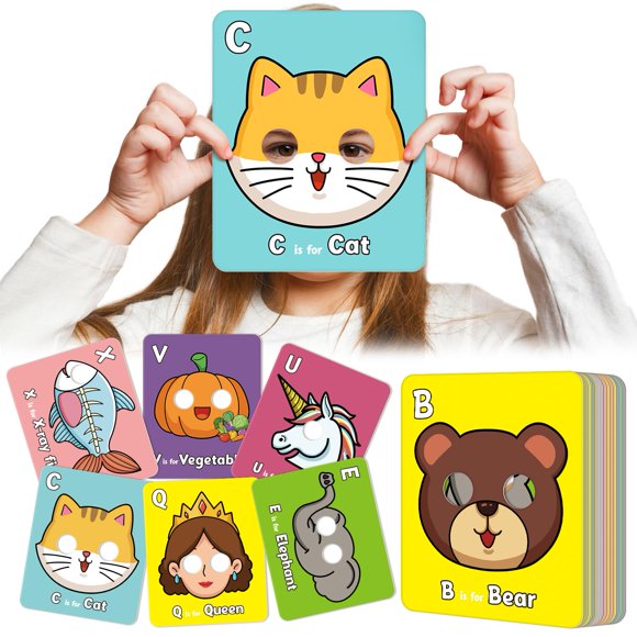 Tarjetas didácticas del alfabeto Britain Giant ABC Animal de 3 a 5 años