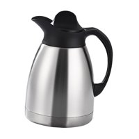 Magideal - Jarra Térmica De Acero Inoxidable Con Tapa Hermética Dispensador De Café Y Té Tecnología De Aislamiento De Vacío Adecuada Para Fiestas Y Celebraciones 1 Litro