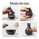 thumbnail image 3 of Humidificador Ultrasonico Aromaterapia 130ml Gota De Madera OSCURA, 3 of 4