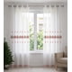 thumbnail image 1 of Visillo Navidad Bordado 2 Paños 140x230 Santas Guirnalda, 1 of 4