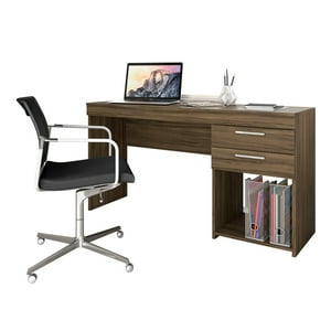 Home Mobili - Escritorio Niza 2 Cajones Nogal