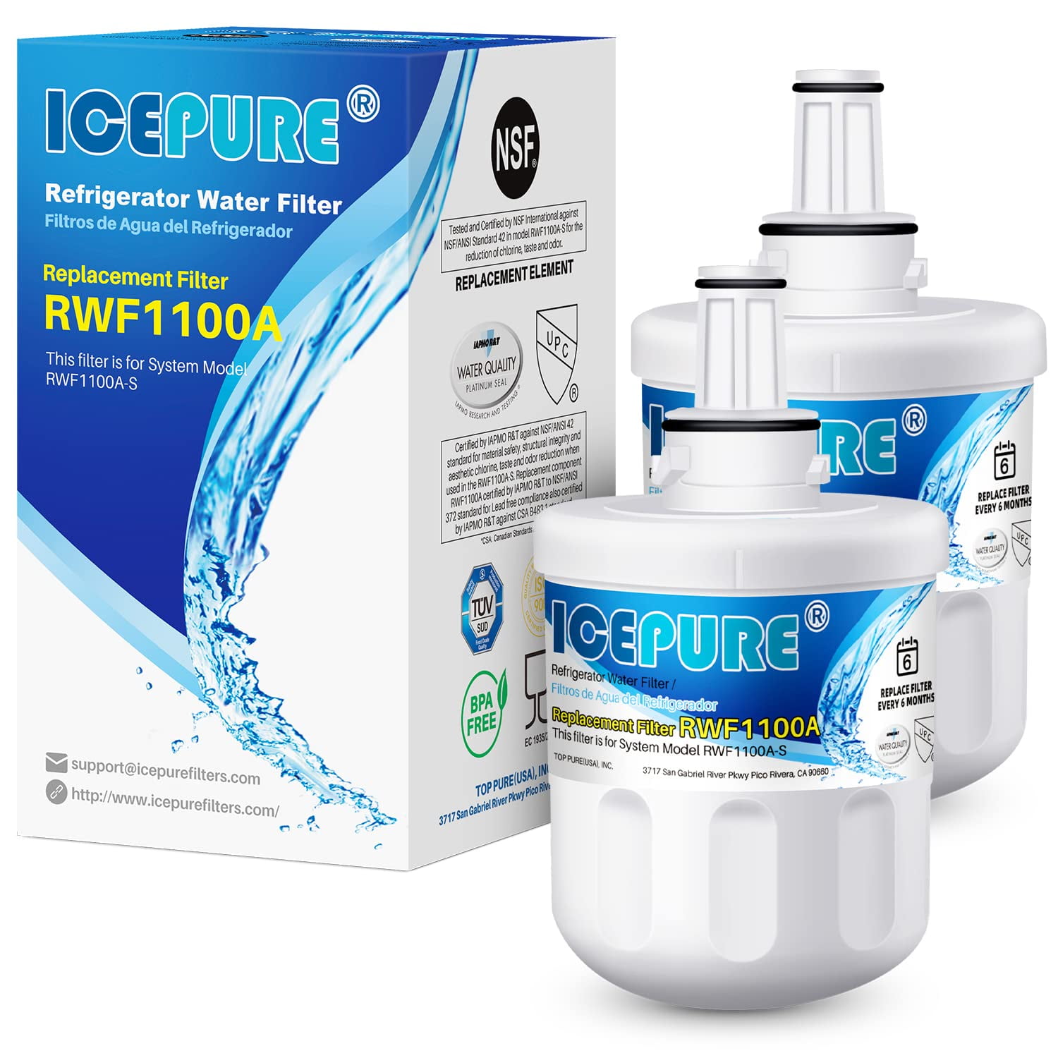 Filtro De Agua Para Refrigerador Icepure Da29-00003g Para Samsung