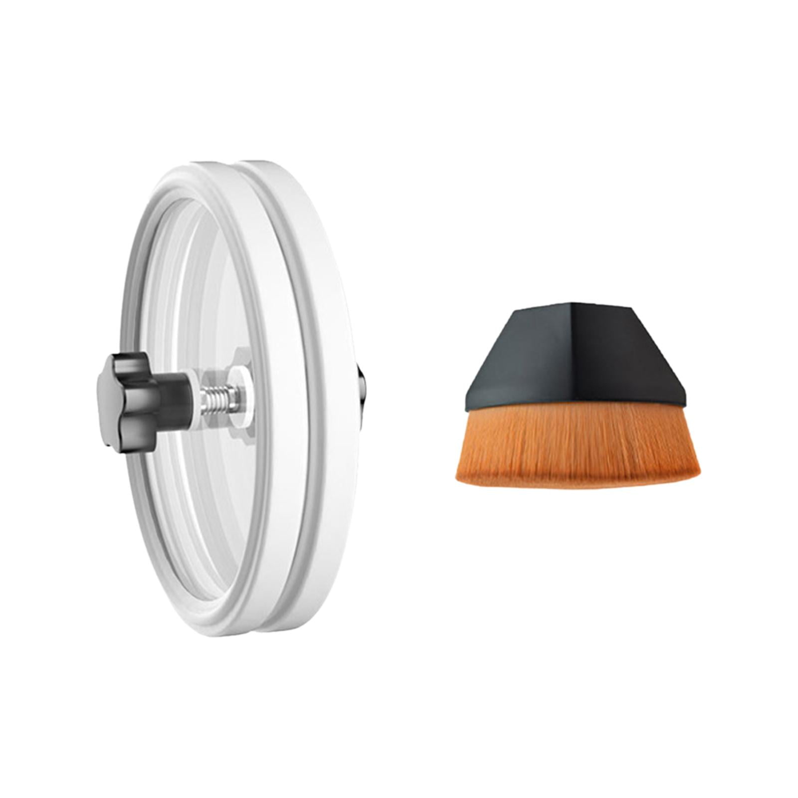 Bothyi - Abrazadera Limpiadora De Discos De Vinilo, Protector De Limpieza De Discos De 7-12 Pulgadas, Discos De Vinilo, Color Blanco