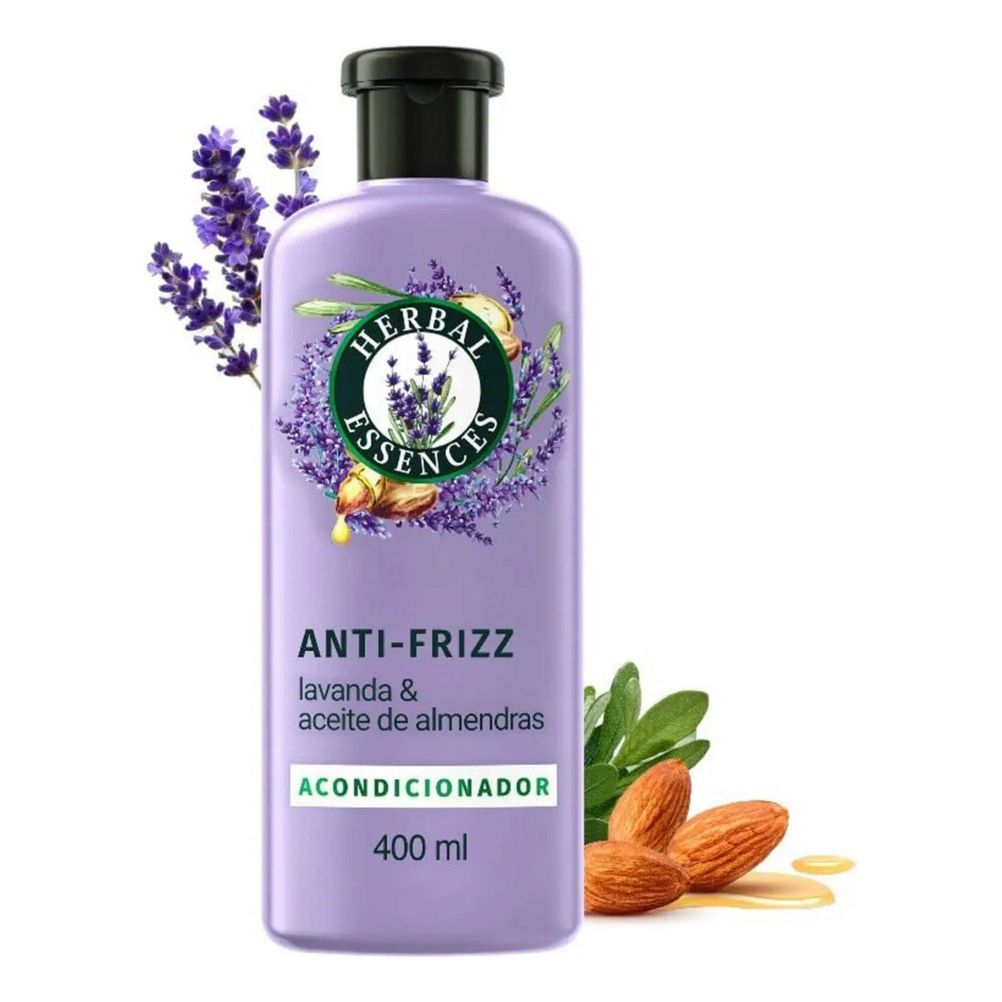 Acondicionador Antifrizz Lavanda Y Aceite De Almendras. 400 ml Herbal Essences